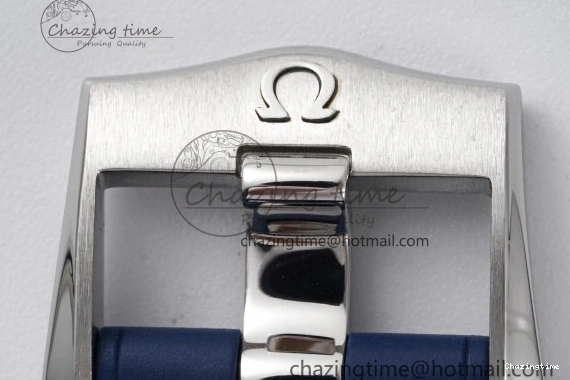 0305 SmartChoice Seamaster Diver 300M ZF 1:1 Best Edition Blue Ceramic Gray Dial on Blue Rubber Strap A 7735